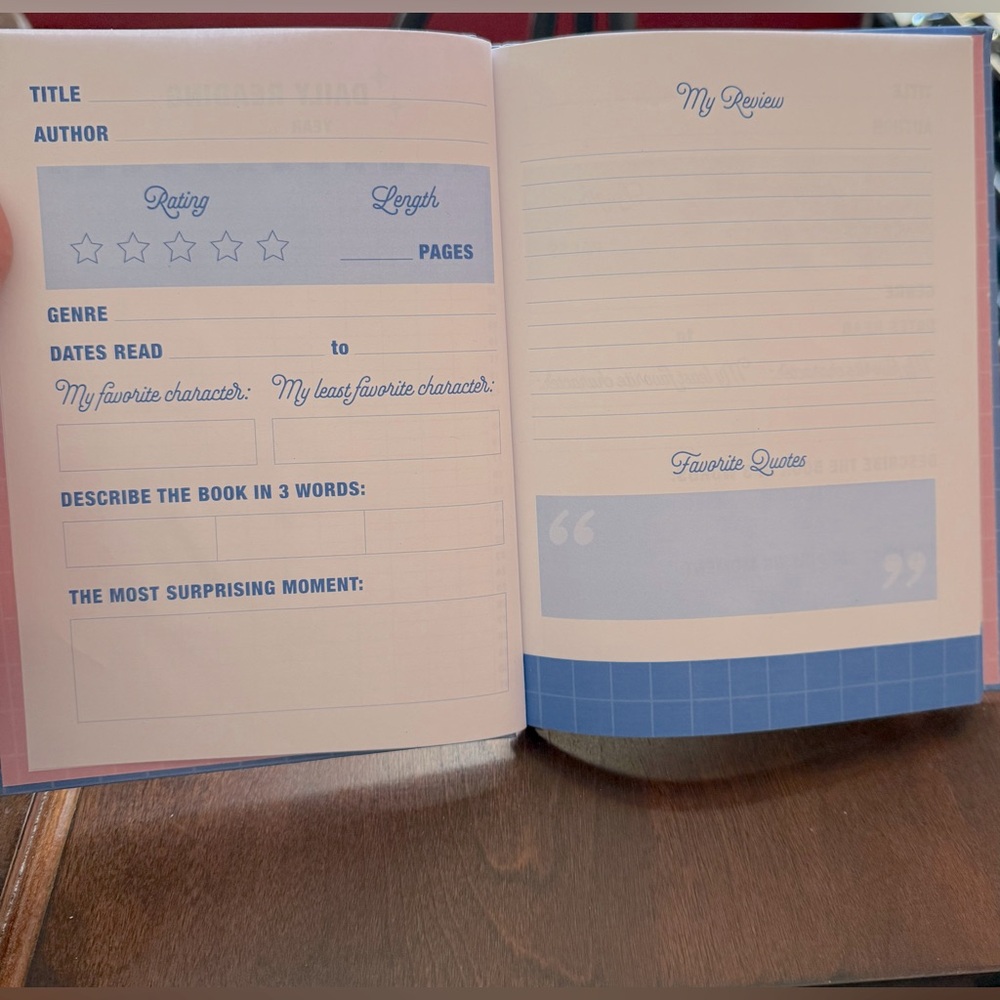 Books Are Magic Guided Journal Notebook Blue cover and lots of fun inside New - Picture 4 of 4